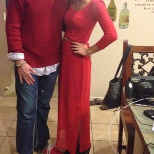 Red Vince Camuto dress